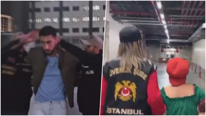 Beyoğlu'nda skandal olay: Kadının boynuna tasma takıp sokakta gezdirdi! 2 kişi tutuklandı