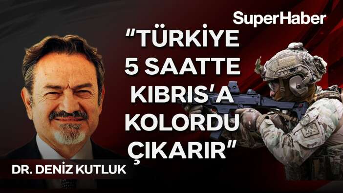 Emekli Tümamiral Deniz Kutluk, SuperHaber'e konuştu! İsrail-Yunanistan-Güney Kıbrıs Rum Yönetimi işbirliğine gönderme: Hayal aleminde yaşıyorlar. Türkiye 5 saatte Kıbrıs'a kolordu çıkarabilir
