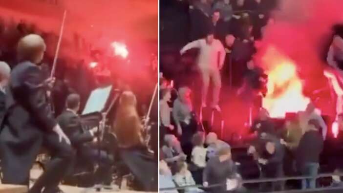 Paris’te “katil İsrail” protestosu! İsrail Filarmoni Orkestrası’nın konserinde arbede çıktı