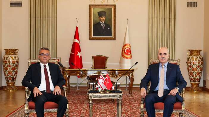 KKTC Cumhurbaşkanı Erhürman Türkiye’de: İlk resmi ziyaret Meclis’te gerçekleşti