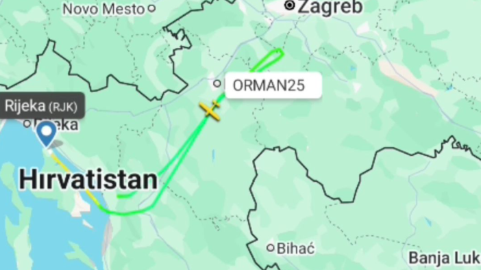 Radar görüntüleri ortaya çıktı! İşte Hırvatistan’da düşen yangın söndürme uçağının son anları!