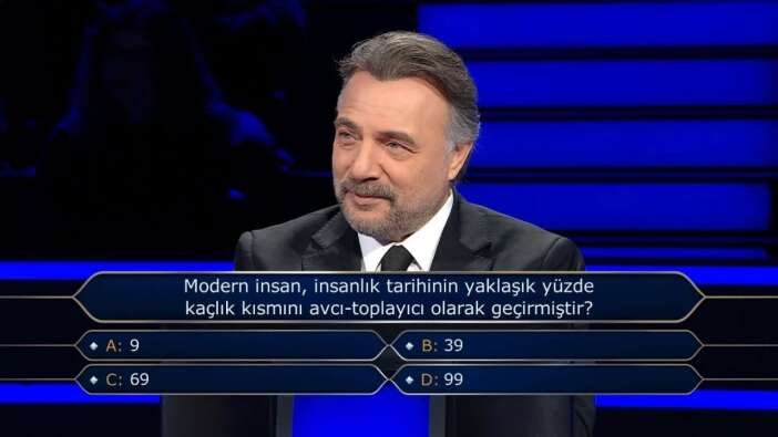 Modern insan, insanlık tarihinin yaklaşık yüzde kaçlık kısmını avcı-toplayıcı olarak geçirmiştir?