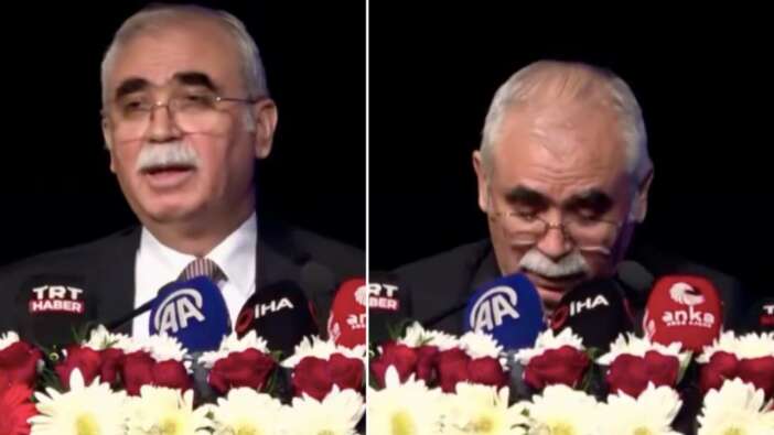 Anayasa Mahkemesi Başkanı Kadir Özkaya, konuşmasında gözyaşlarını tutamadı! "Bu lafa gelince korkuyorum..."