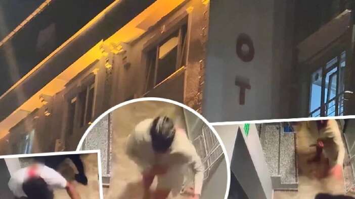 Kağıthane'de kanlı kavga! Eşini canlı yayında arayan koca, otelde bıçaklı saldırı düzenledi