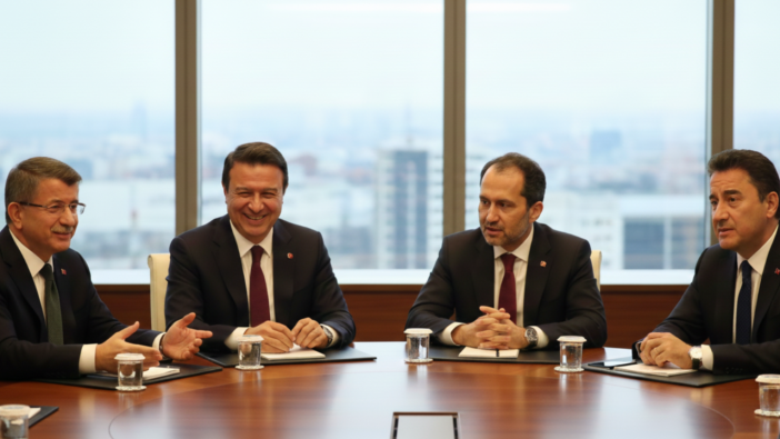 6'lı masa bitti, 4'lü masa mı geliyor? Ahmet Davutoğlu'ndan dikkat çeken çıkış: Saadet–DEVA–Gelecek–Yeniden Refah birleşebilir!