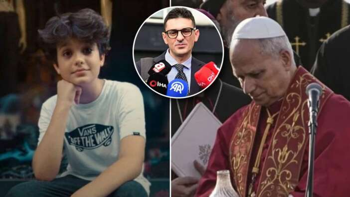 Papa 14. Leo, İstanbul’da Ahmet Minguzzi’nin babasıyla bir araya geldi! "Ahmet, Müslümanların da kardeşlik meleği"