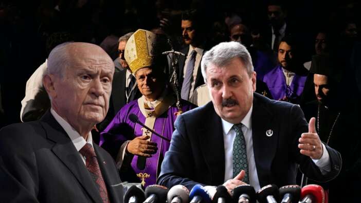 Papa ziyareti gerilimi... BBP ve MHP’den art arda tepkiler!