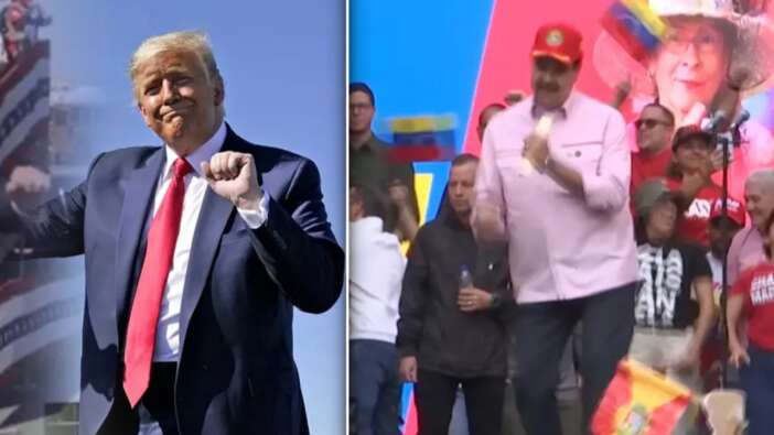 Gerilim tırmanırken Maduro'dan danslı mesaj! Trump'a anlayacağı dilden cevap verdi...