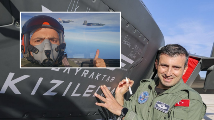 İlk radarlı havadan havaya atış hedefi tam isabet vurmuştu! KIZILELMA ile uçuş yapan Selçuk Bayraktar o anları paylaştı! ''Bu bizim gökyüzündeki hikayemiz''