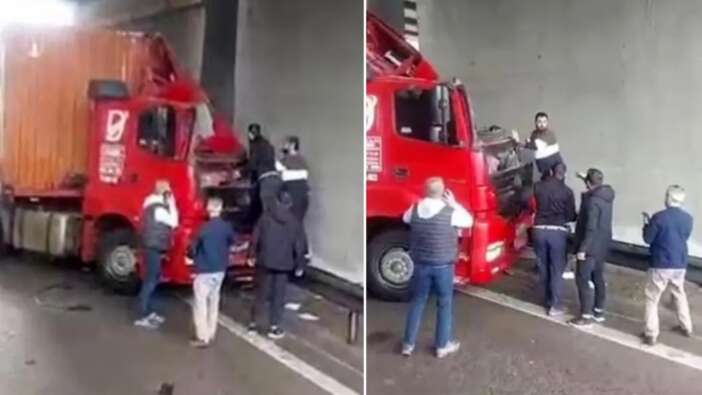 TEM Otoyolu’nda korkunç kaza: 23 yaşındaki sürücü kullandığı TIR'ın altında kalarak hayatını kaybetti!