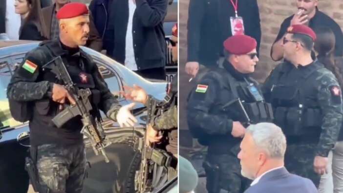 Barzani’nin korumalarının kamuflajlı ve uzun namlulu silahlarla Türkiye’ye gelmesine tepki: Bu protokol ihlalidir, devletimizin koruması herkese yeter!