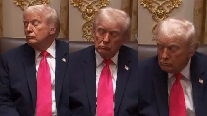 Şişlik, morluk, uyuklama… Trump’ın sağlığında neler oluyor? Sosyal medya bu videoyu konuşuyor...