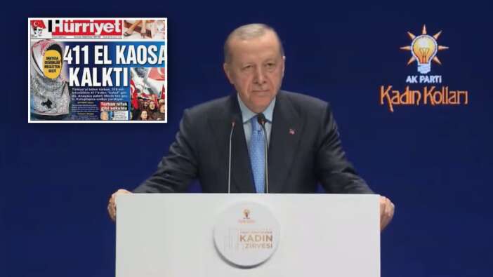 Cumhurbaşkanı Erdoğan'dan kadın zirvesinde tarihi çıkış! "411 el kaosa kalktı manşetini nasıl unutabiliriz!"