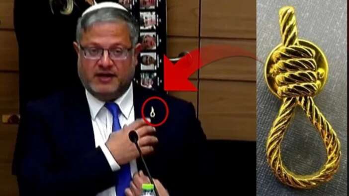 İsrail Meclisi’nde yağlı urgan skandalı! Ben-Gvir idam yasası görüşmesine provokatif rozetle katıldı
