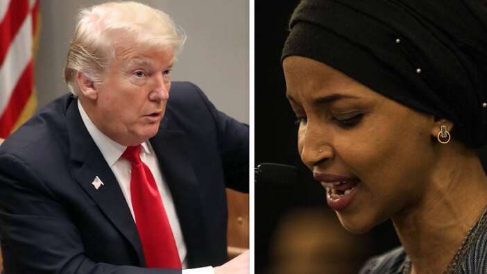 Trump'tan müslüman kongre üyesi İlhan Omar'a saygısız yaklaşım: "Atın bunu ülkeden"