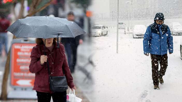 Meteoroloji duyurdu! 28 ile kar ve sağanak geliyor