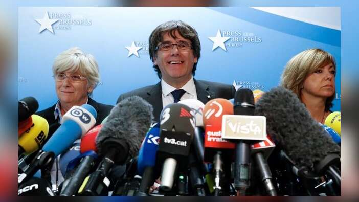Kaçak Katalan lider Puigdemont Belçika polisine teslim oldu!