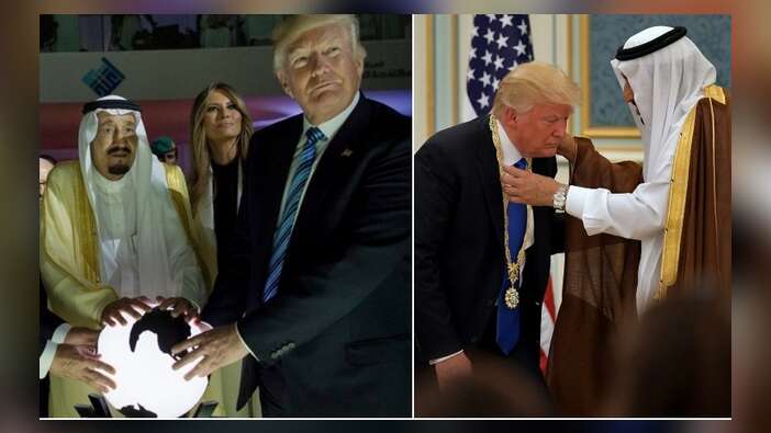 Suudi Arabistan Kralı Selman, gözaltı dalgası sonrası ABD Başkanı Trump ile görüştü