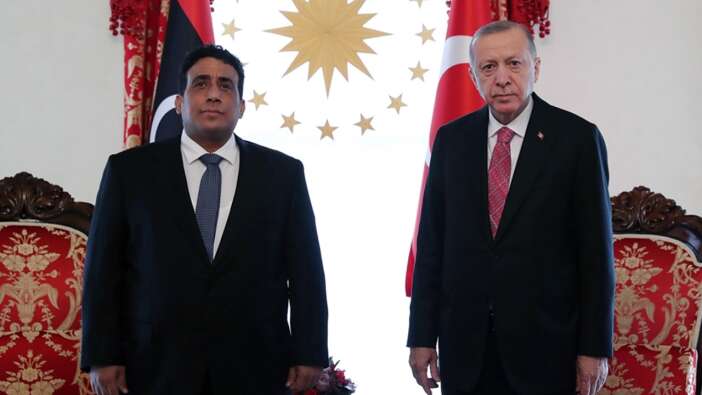 Cumhurbaşkanı Erdoğan, Libya Başkanlık Konseyi Başkanı Menfi ile telefonda görüştü