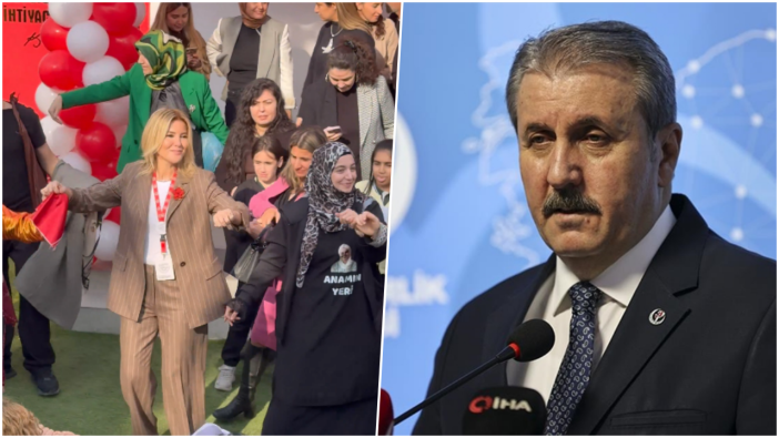 BBP Genel Başkanı Mustafa Destici ile Gülben Ergen birbirine girdi! Halay polemiği mahkeme koridorlarına taşındı: Kin değil avukat tutuyorum