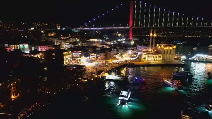 İstanbul'da yeni yıl coşkuyla karşılandı!