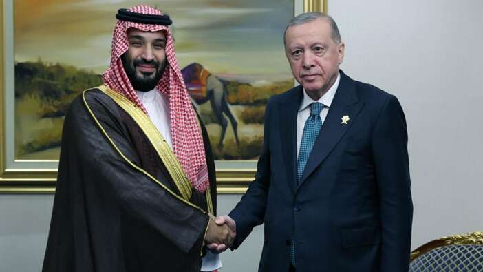 Cumhurbaşkanı Erdoğan, Suudi Arabistan Veliaht Prensi Selman ile görüştü