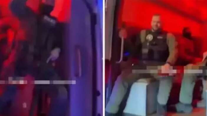 Maduro'ya Ortaçağ muamelesi! New York sokaklarında bir aracın arkasında sergilendi