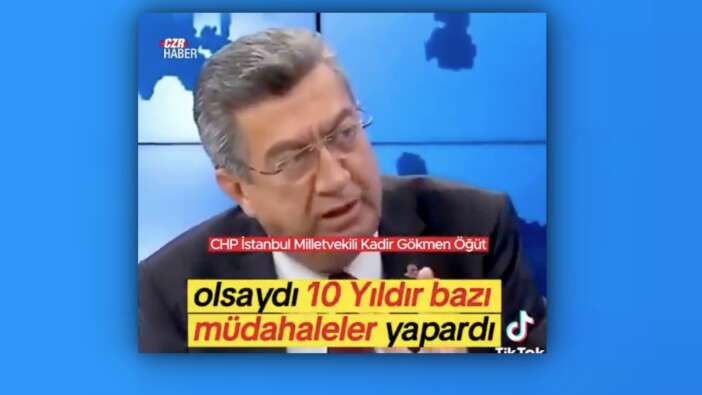 Arşivden skandal video: Muhalifler bile Erdoğan’a sahip çıktı ama CHP’li vekil Kadir Gökmen Öğüt'ün şok çıkışı yeniden gündemde!