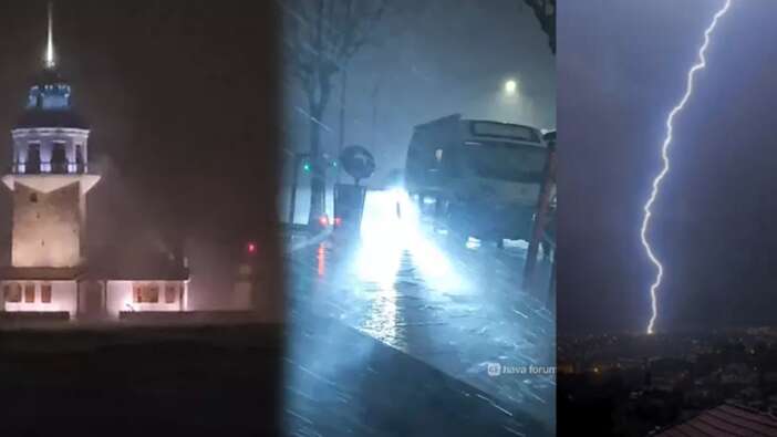 İstanbul'u kırmızı kütle vurdu