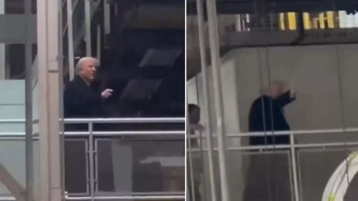 Trump'ı kızdıran protesto: Fabrika ziyaretinde olay çıktı! “Pedofil koruyucusu” diye bağırınca orta parmağını gösterdi...
