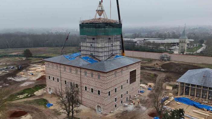 500 kişilik ekip çalışıyor! Edirne Saray’ında çalışmaların yarısı tamamlandı