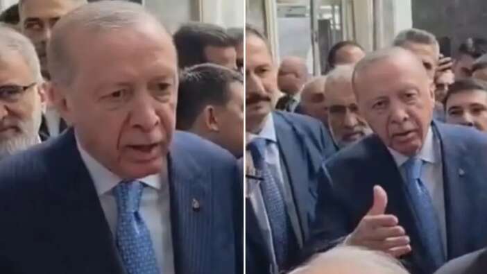 Meclis koridorunda dikkat çeken anlar! Cumhurbaşkanı Erdoğan, Murat Yetkin'i görünce büyük şaşkınlık yaşadı