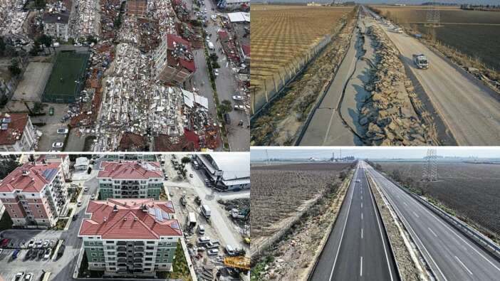 Asrın felaketinden asrın inşasına...Hatay'da 3 yıllık değişim görüntülendi