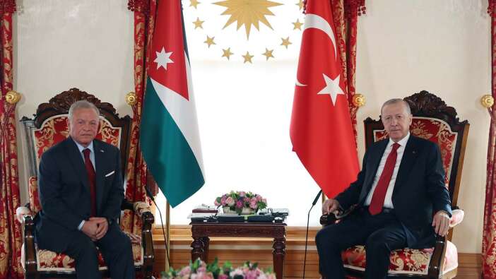 Cumhurbaşkanı Erdoğan, Ürdün Kralı II. Abdullah ile bir araya geldi