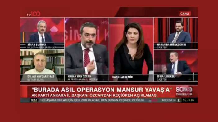 Canlı yayında 'AKP' gerilimi... Hakan Han Özcan'dan CHP'li İsmail Dükel'e isim dersi: Ben size İSO diyor muyum?