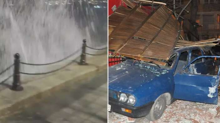 Kabus gibi gece... Lodos yıktı geçti! İstanbul'da çatılar uçtu, Manisa'da minare devrildi!