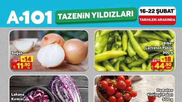 A101'de Ramazan coşkusu! İşte, A101 16-22 Şubat 2026 Tazenin Yıldızları kataloğu...
