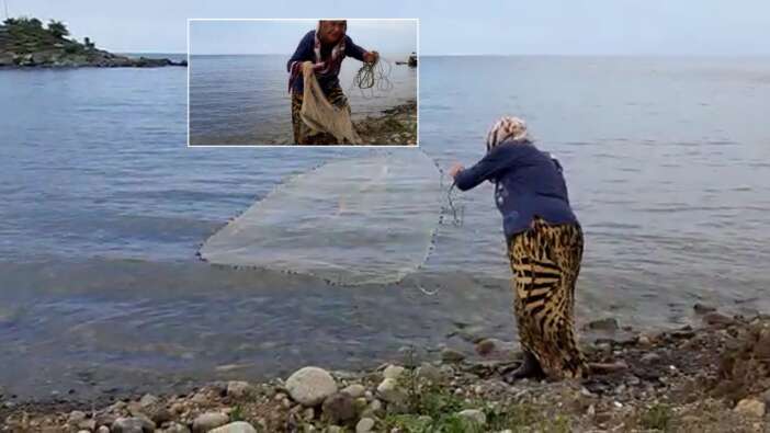 Karadeniz'in 'saçma' kraliçesi: Bu Ramazan kefaller Fatma Teyze'den! Balıklara göz açtırmıyor...