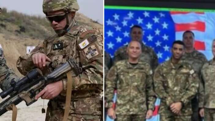 ABD'den Türkiye'ye karşı skandal hamle! Teröristlerden sonra şimdi de Rum ordusunu eğitiyorlar! Fotoğraflar ortaya çıktı...