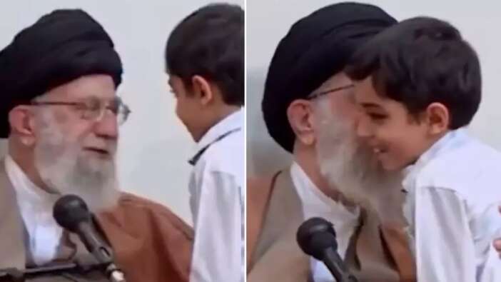 Hamaney'in "Şehit olmak istiyorum" diyen çocuğa verdiği yanıt olay oldu: Sen önce büyü, bilim insanı ol