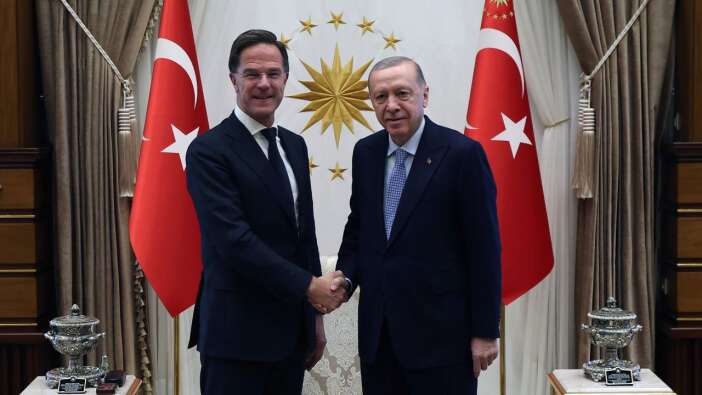 Cumhurbaşkanı Erdoğan, NATO Genel Sekreteri Rutte ile görüştü