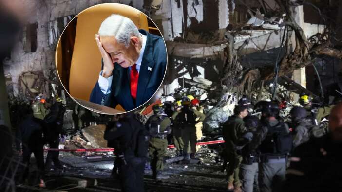 İsrail'de halk telaşta, Netanyahu zorda! Demir Kubbe çöktü, Tel Aviv yerle bir oldu: İşte yıkımın görüntüleri...