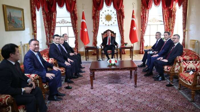 Cumhurbaşkanı Erdoğan, Türk Devletleri Teşkilatı heyetini kabul etti