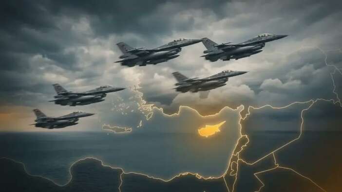 Türk F-16'ları Yavru Vatan'da... MSB duyurdu: 6 adet F-16 savaş uçağı KKTC'ye konuşlandırılmıştır!