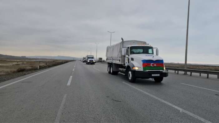 İran'a ilk insani yardım! Azerbaycan, savaş altındaki İran'a insani yardım araçları gönderdi