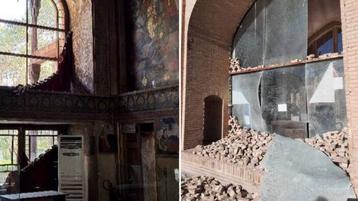 Savaşın yıkıcı yüzü: Ortak kültürümüzün izleri siliniyor! İsfahan'daki tarihi Çehel Sütun Sarayı hedef alındı!