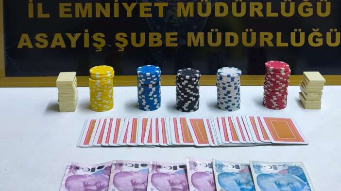 Kırıkkale’de kumar operasyonu: 58 bin 20 lira idari para cezası uygulandı