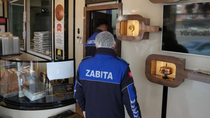 Zabıta’dan bayramlık tatlı denetimi
