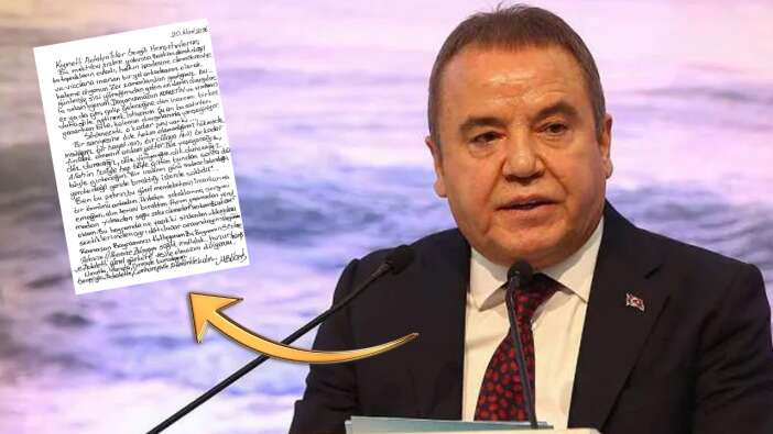Yolsuzluk suçlamasıyla yargılanan Antalya Büyükşehir Belediye Başkanı Muhittin Böcek'ten ilk açıklama: Mektubunda ne açıkladı?