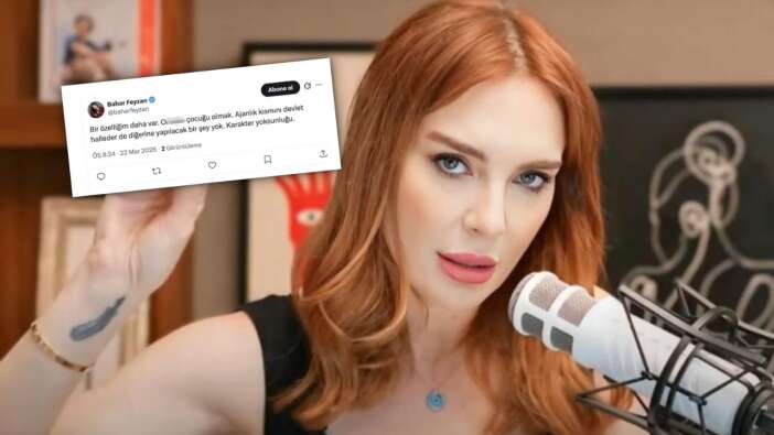 Gazeteci Bahar Feyzan'dan X'te olay yaratan küfürlü paylaşım: Tepkiler gelince kısa sürede sildi...